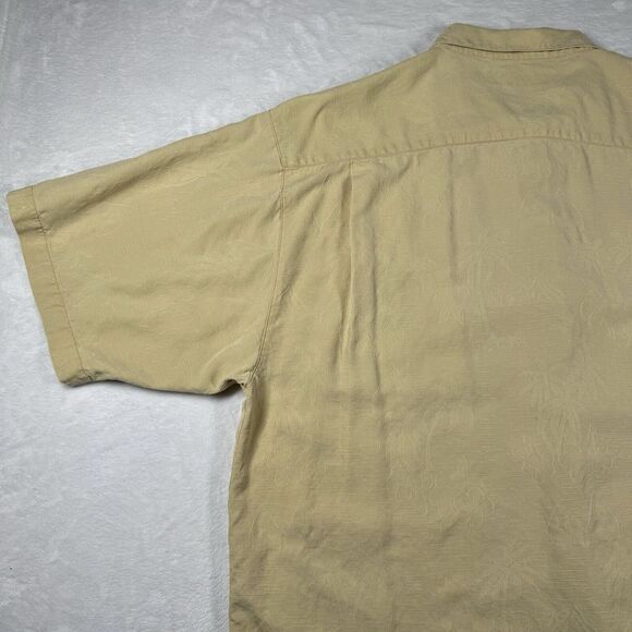 Tommy Bahama Camp Shirt Men's Extra Large Silk Short Sleeve Hawaiian Island‎ - Picture 8 of 12